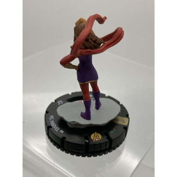 Marvel Heroclix Avengers 60th Anniversary Ms. Marvel #42 - Super Rare w/ Card - Picture 4 of 8